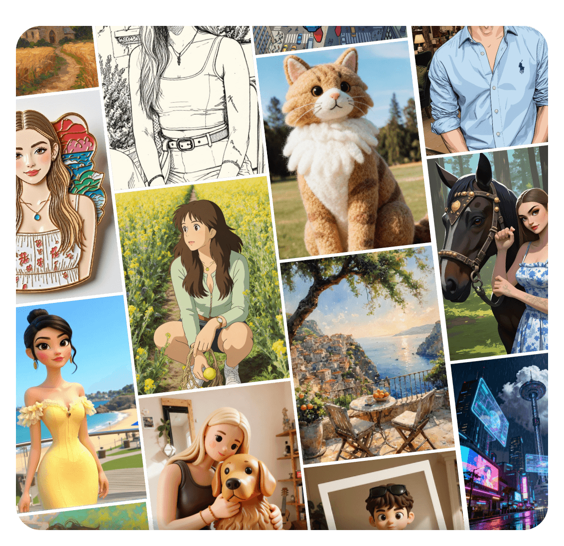 Clipfly online ai style transfer tool offers diverse art styles