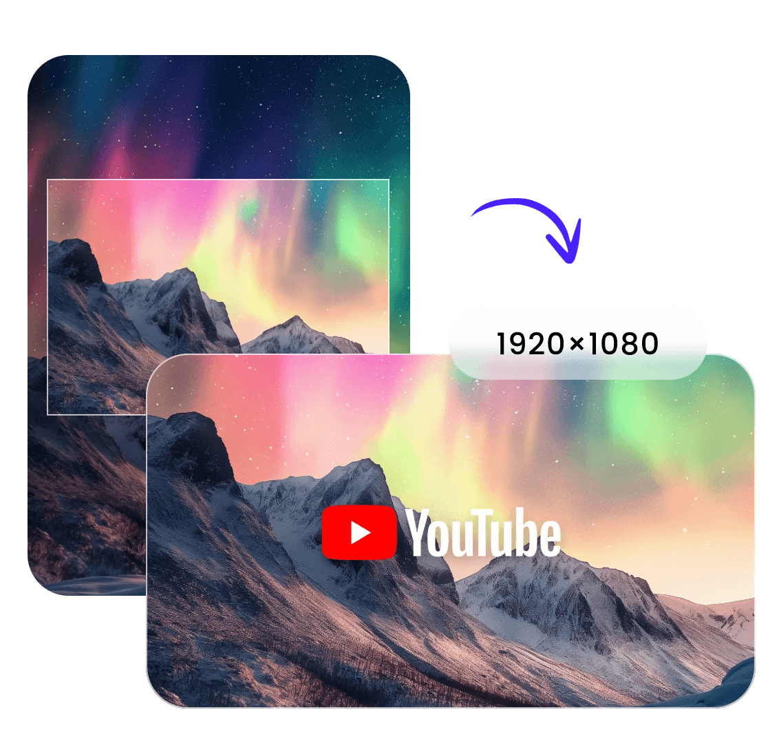 Editing a 916 Aurora video into a 916 video suitable for uploading to youtube