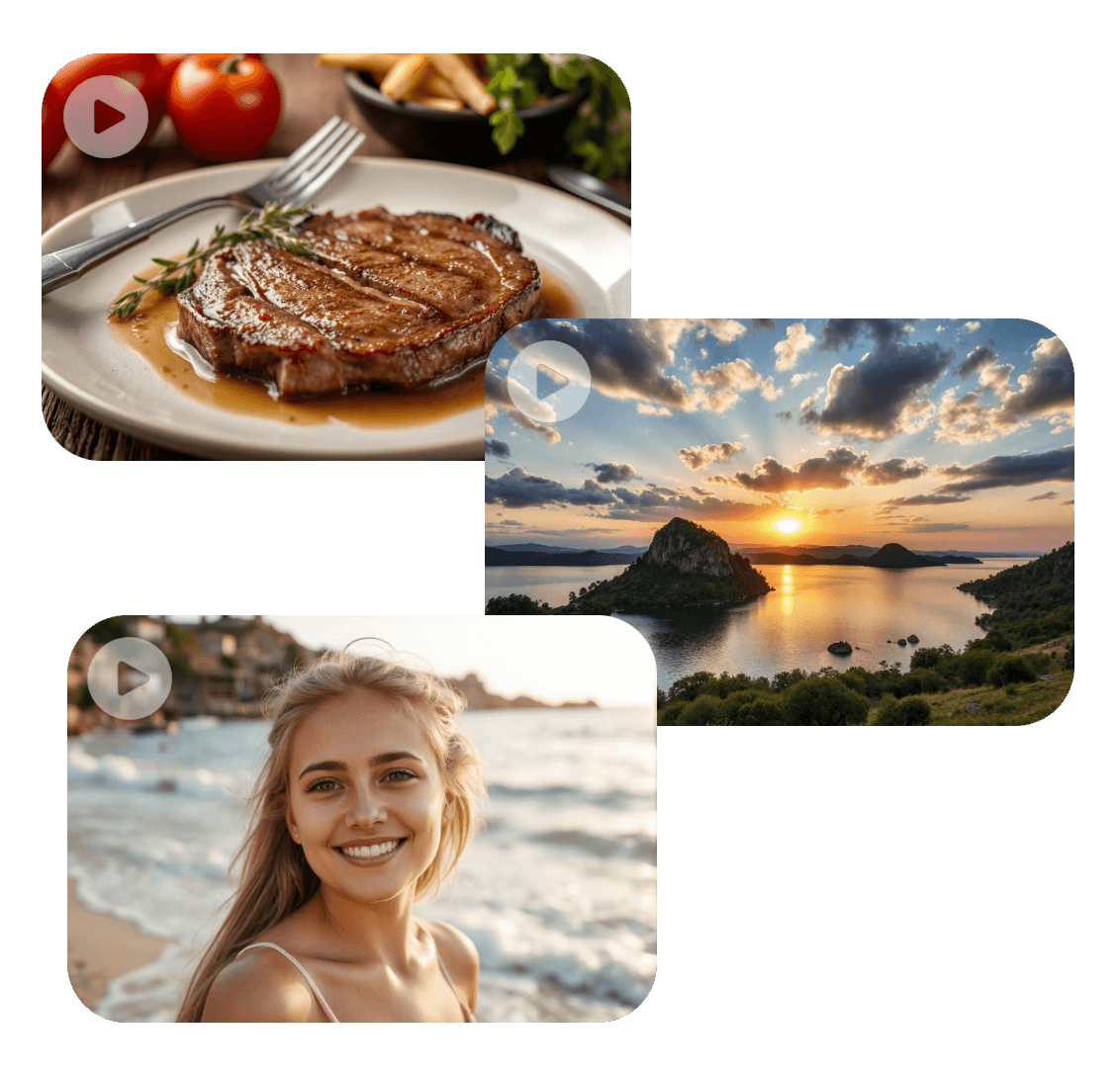 Food travel scenery and daily videos