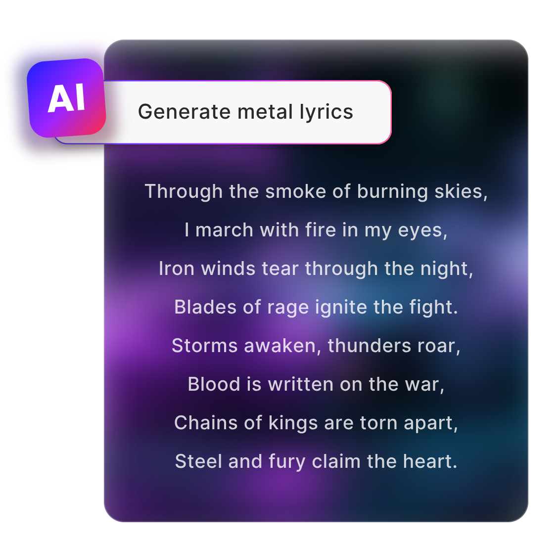 Fuel Your Creativity with the AI Lyrics Generator