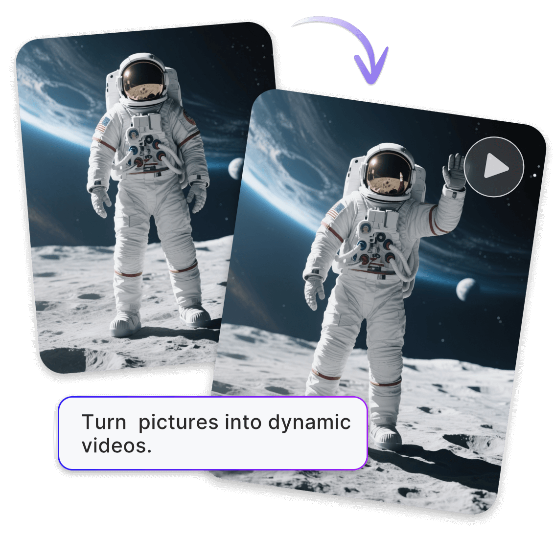 Kling AI video generator makes realistic video from image