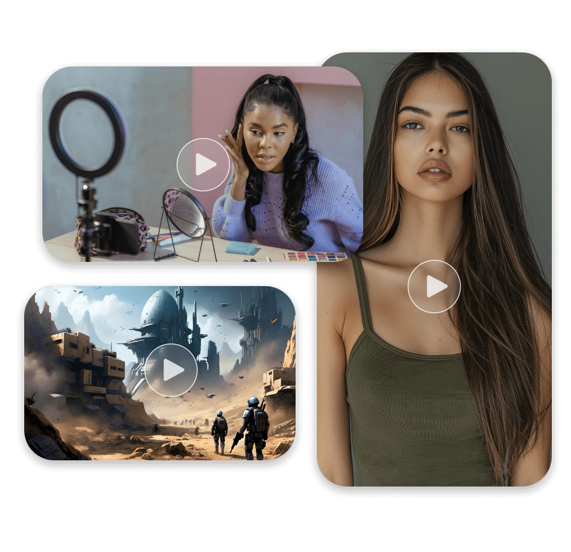 Make three clips for You Tube Tik Tok and Twitch