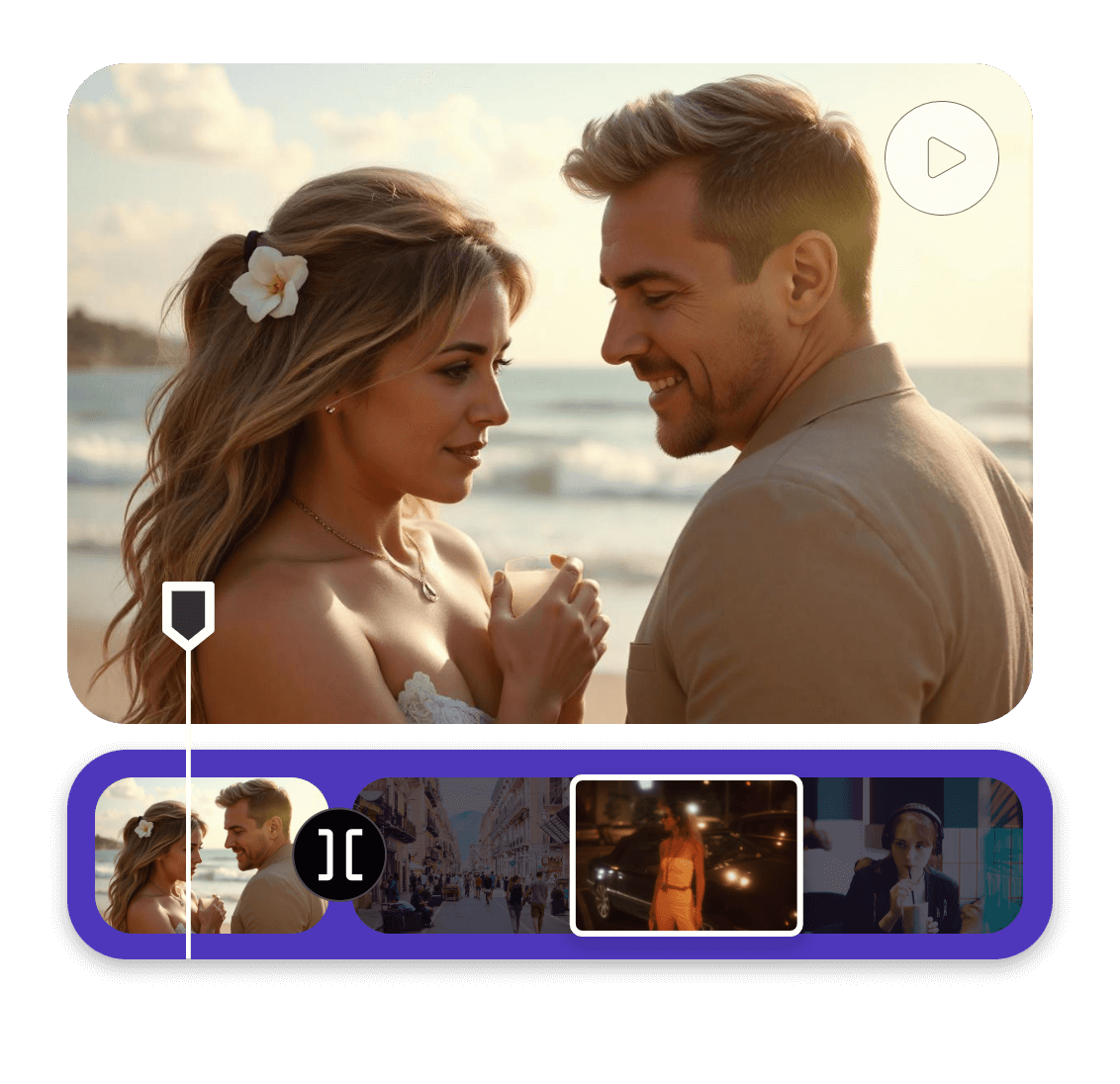 Put together a couples video with other videos