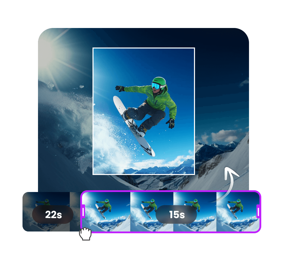 A complete suite of video editing tools