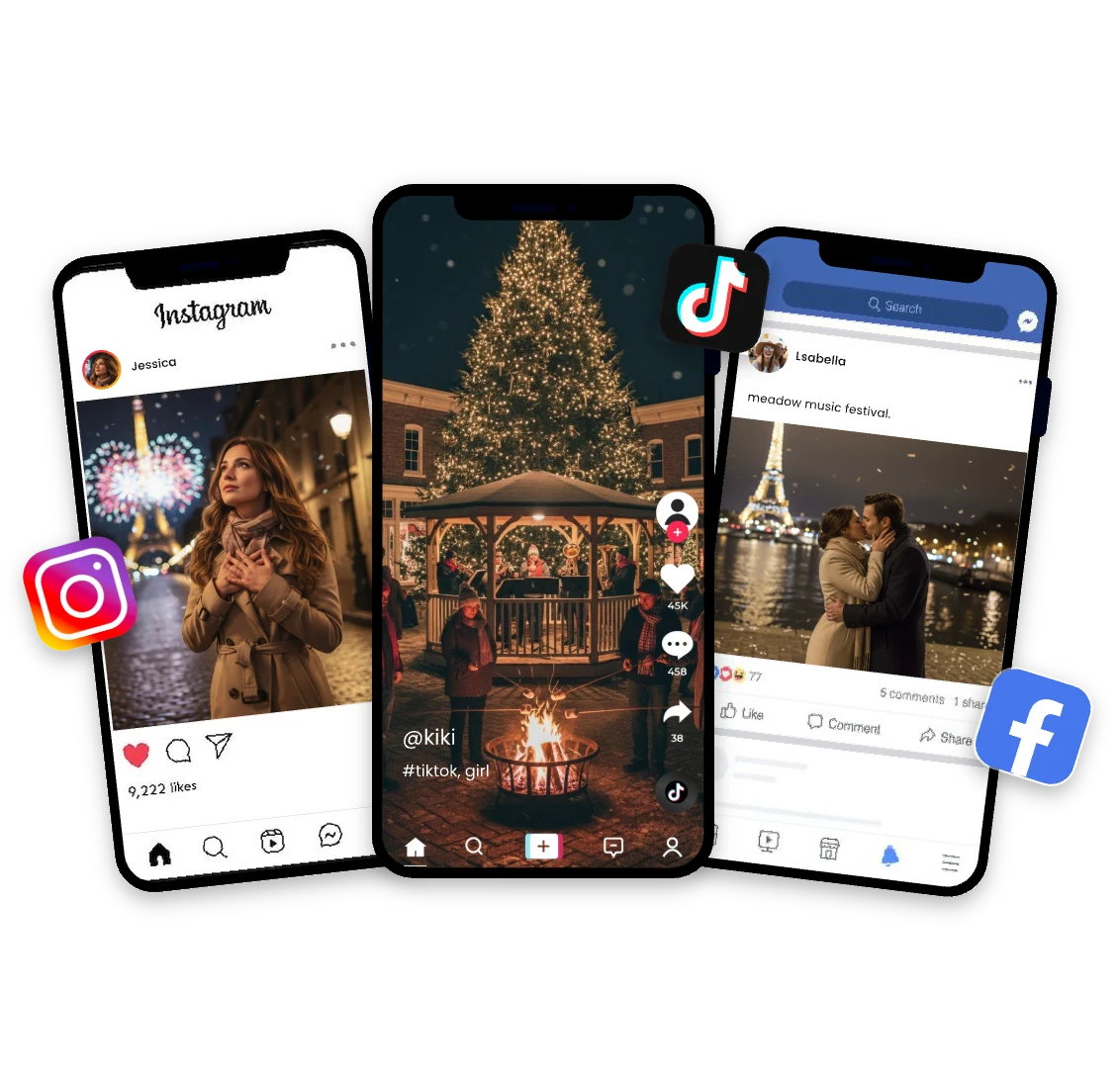 Adapter la video a tous les formats de plateformes comme ins et tiktok