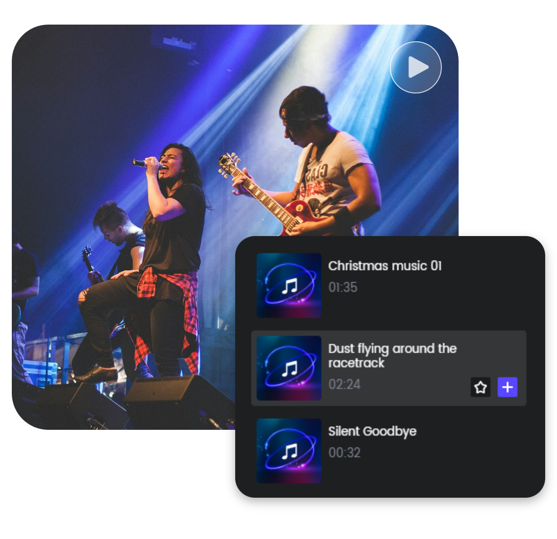 créer une vidéo avec musique personnalisée