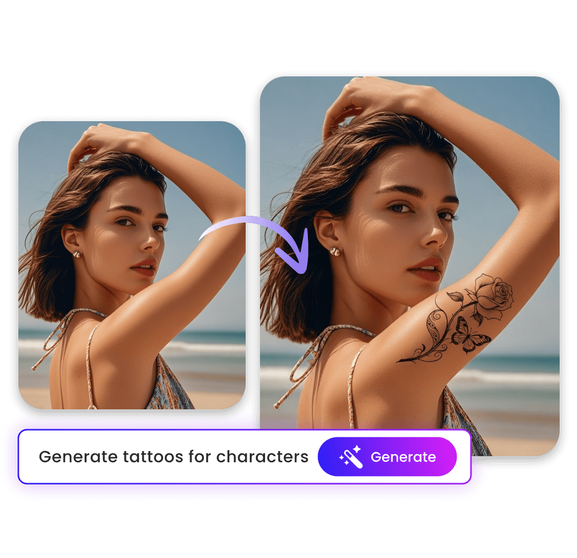 Créer votre tatouage personnalisé directement sur votre corps