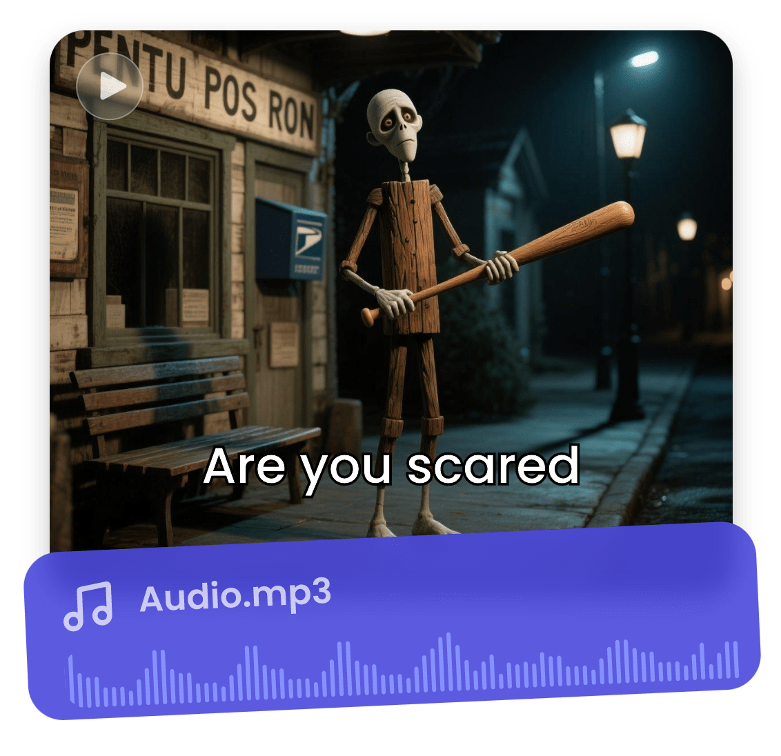 イタリアンブレインロット動画をワンストップ編集