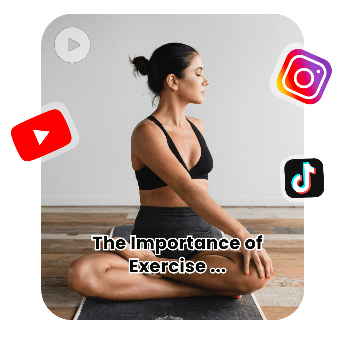 Add text to your video for different social media