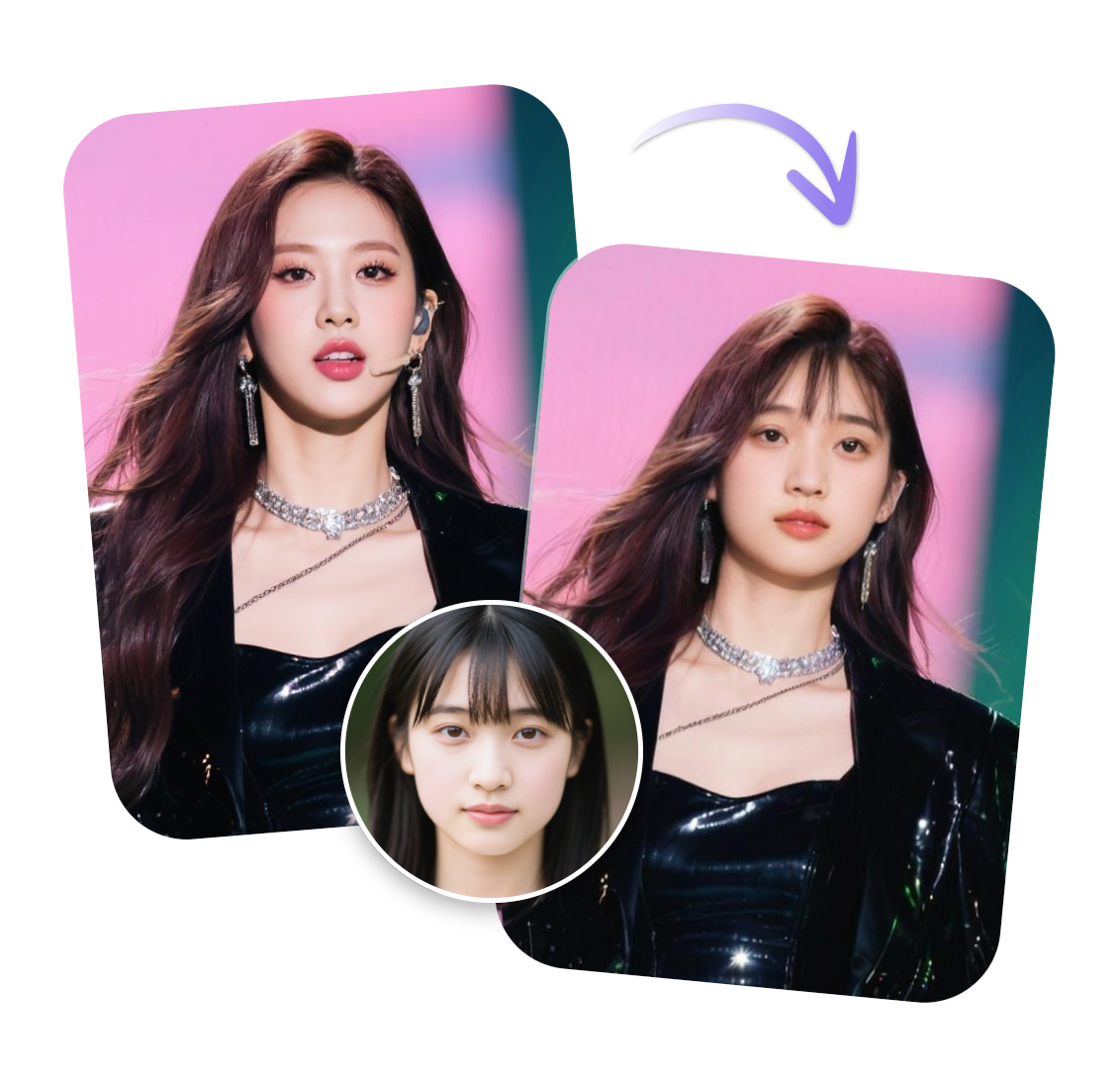 芸能人のアイコラ画像を楽しもう