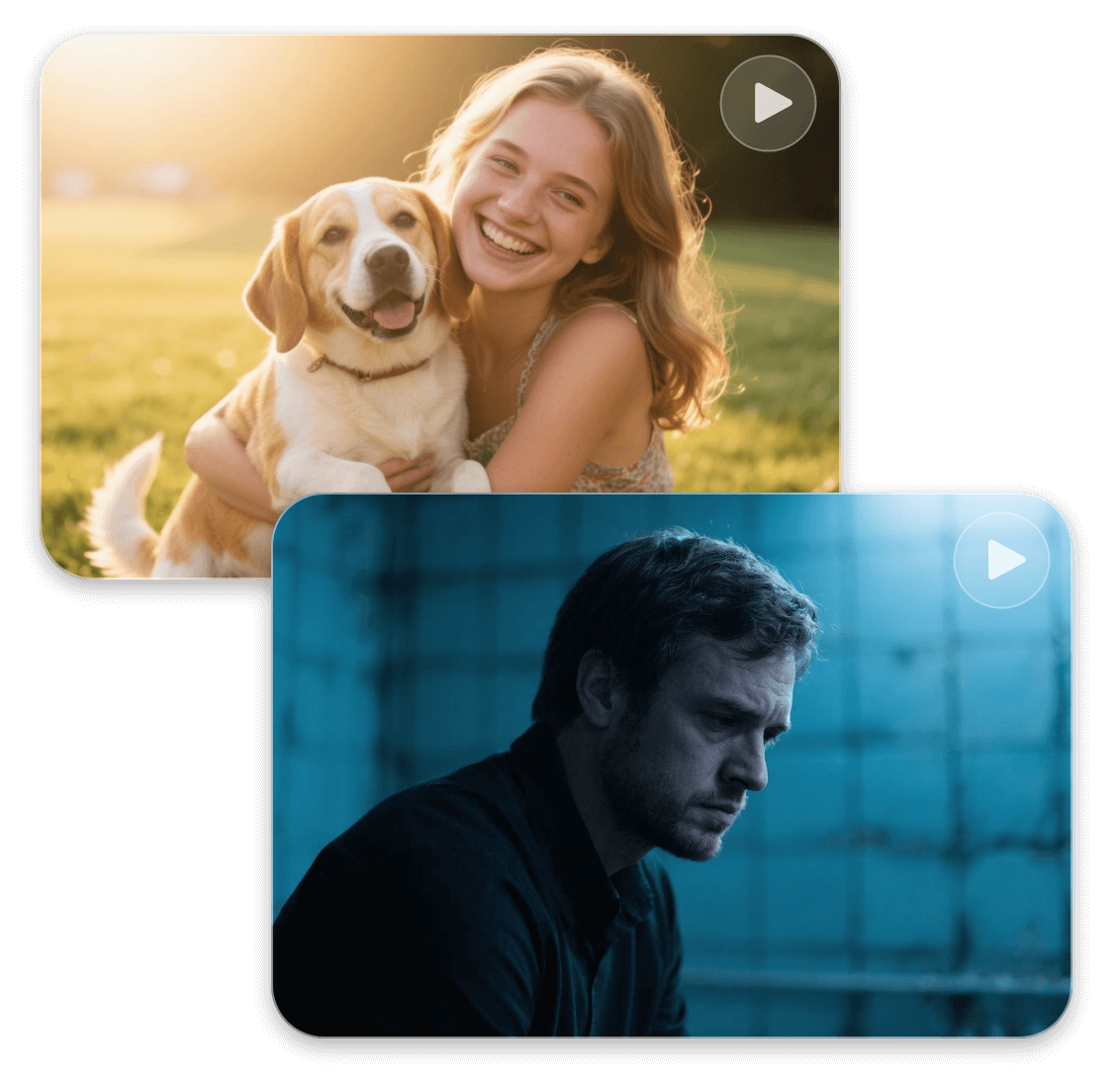 Ambiance and lighting control featuring cold and warm lighting effects