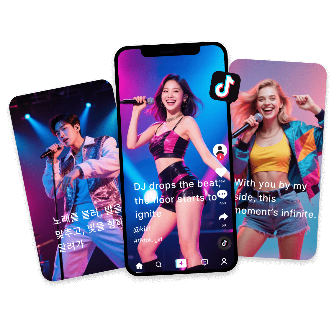 Catch the social media ai generated kpop song trend with clipfly ai kpop song generator