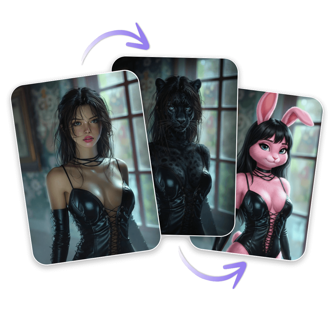 Consistent clean and stable furry character output