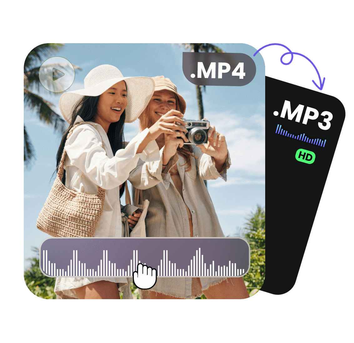 Converter vídeo mp4 para o formato mp3