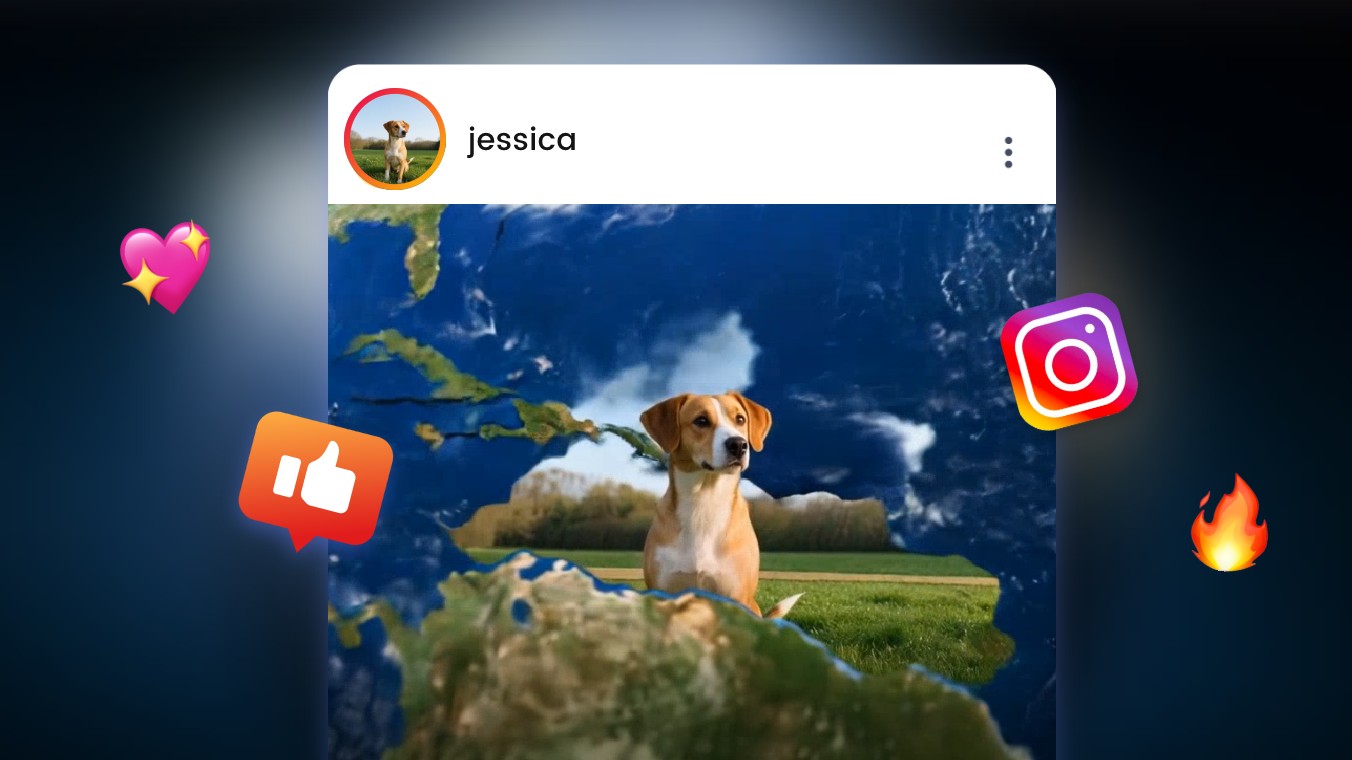 Créer des effets de zoom arrière depuis la Terre pour les réseaux sociaux