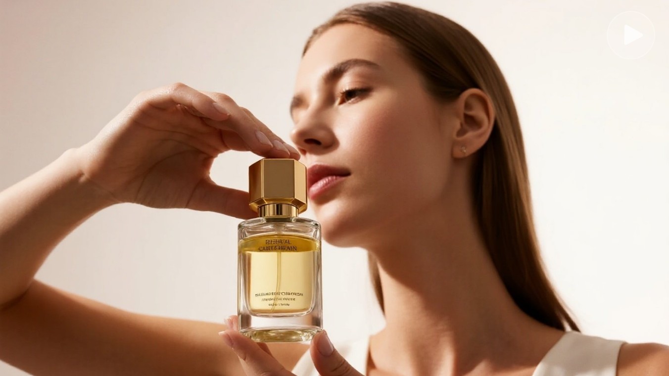 Create a perfume video for marketing