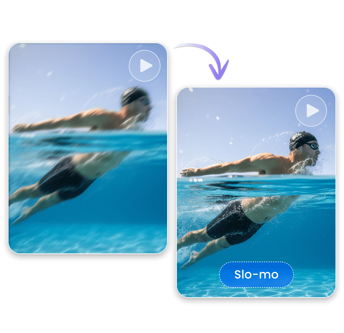 Create professional slow motion video with frame interpolation