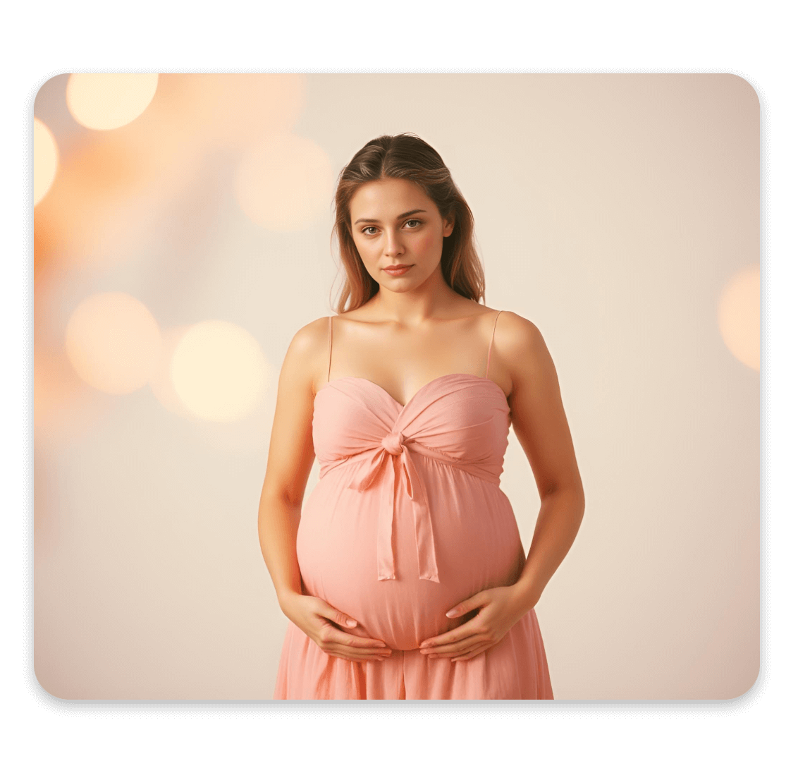 Create virtual maternity studio shots with AI pregnancy generator