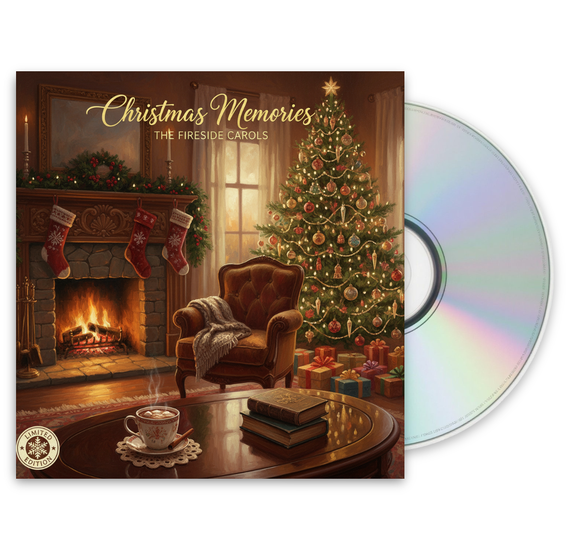 Creation de pochette album pour noel