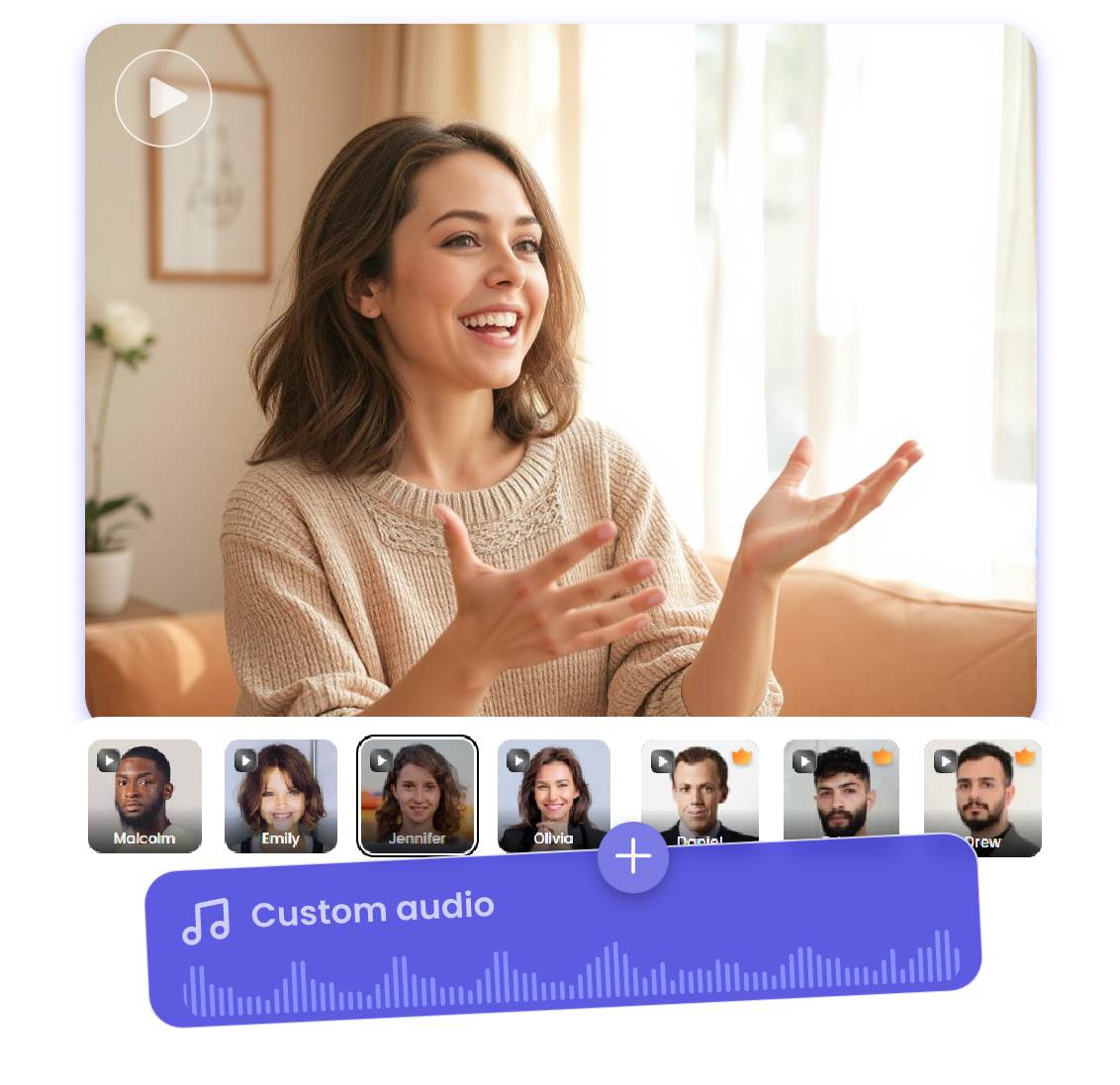 créer une influenceuse IA avec des voix IA de différents styles ou votre propre voix
