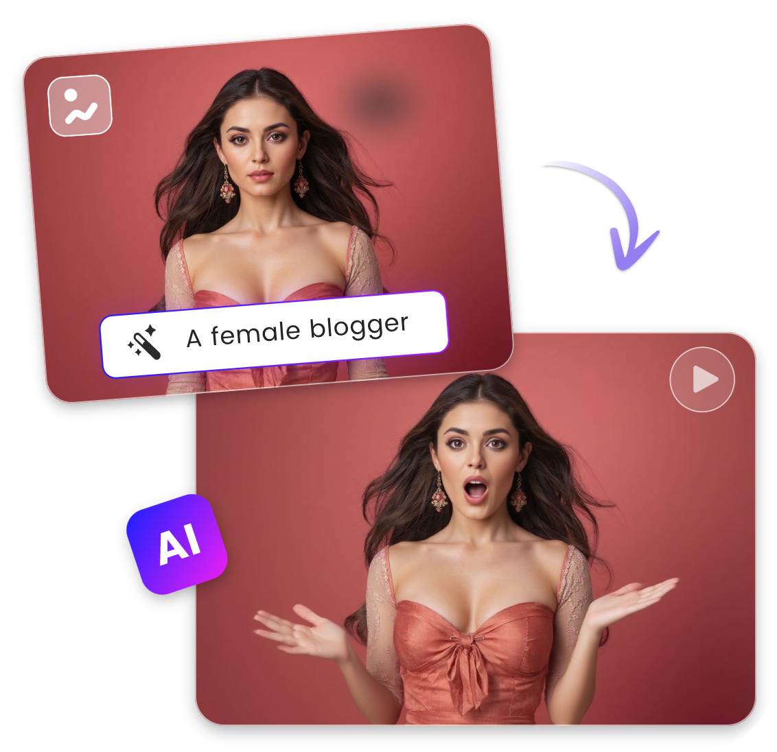 créer une influenceuse IA sexy à partir de photo ou de prompt