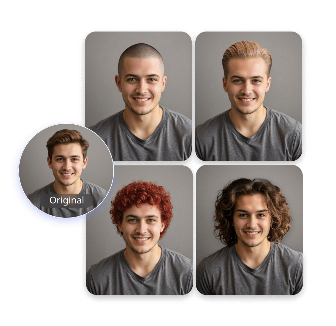 Design your hair style freely from text in our ai hair growth with ease