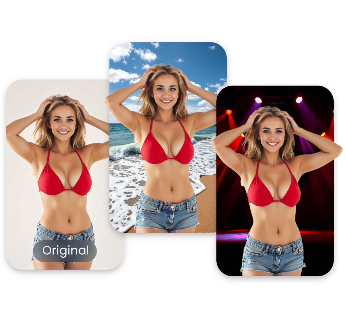 Lassen Sie Ihren Wackeltanz überall mit benutzerdefinierten Hintergründen laufen