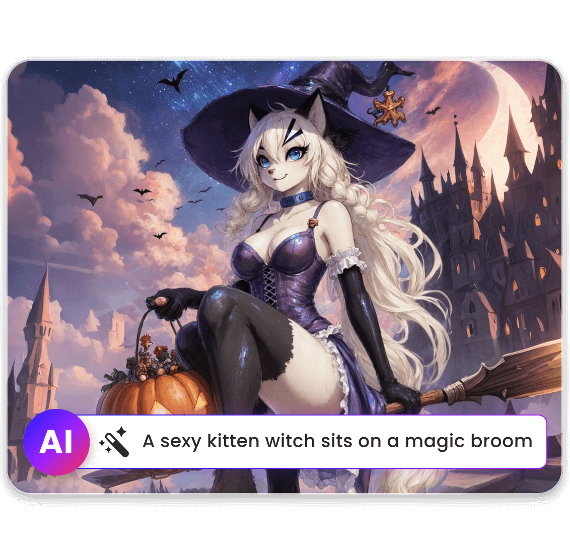 Easily create a dreamed furry AI art from text