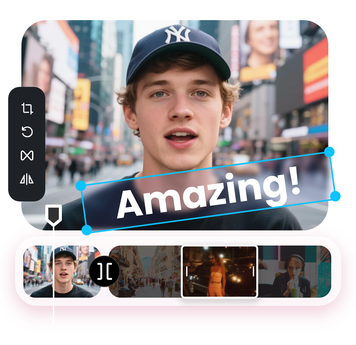 Edit your ai lip sync video in clipfly