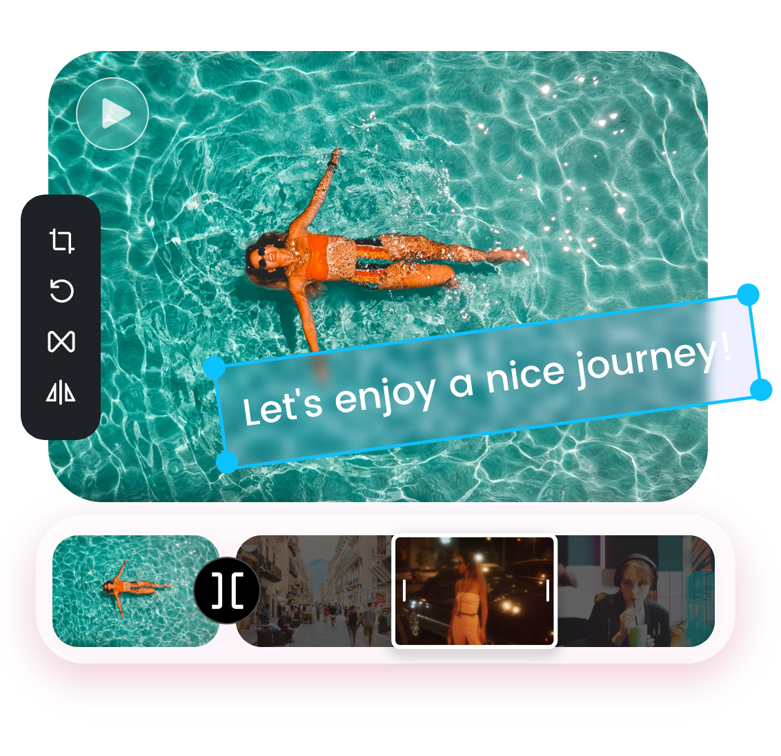 Edite seu vídeo com sincronização labial com texto e ferramentas de edição online