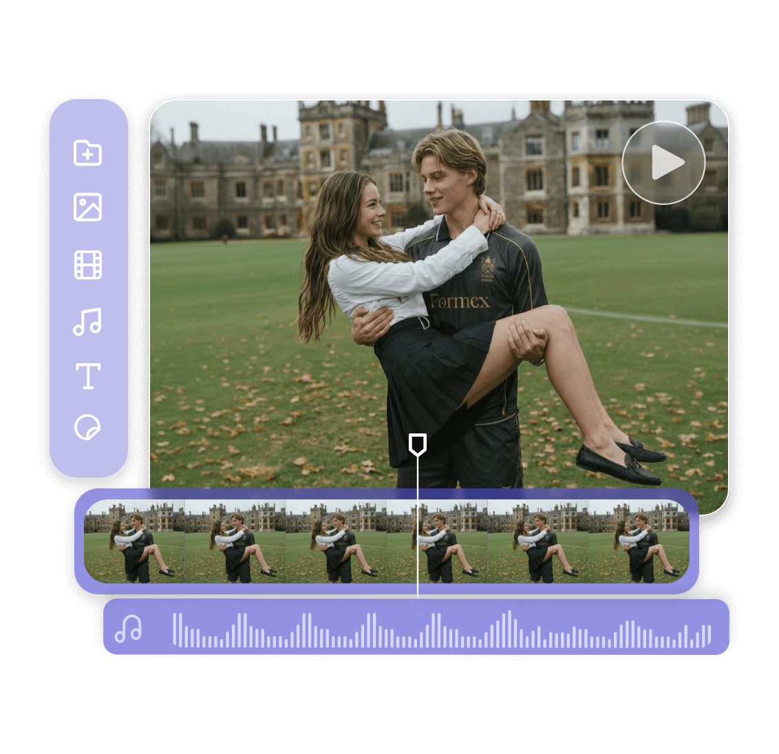 Edit your valentines day video with clipfly video editor