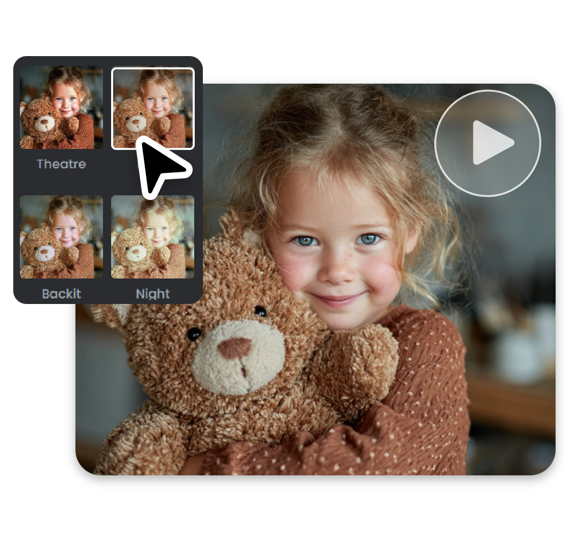 Effects and filters to enhance photos