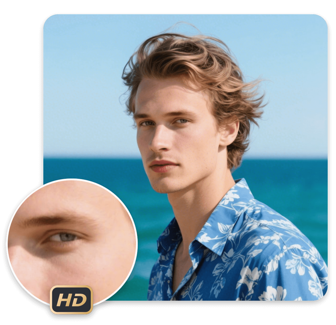 Aproveite o gerador de imagens de IA mais realista e as imagens de IA de alta resolução geradas no Clipfly