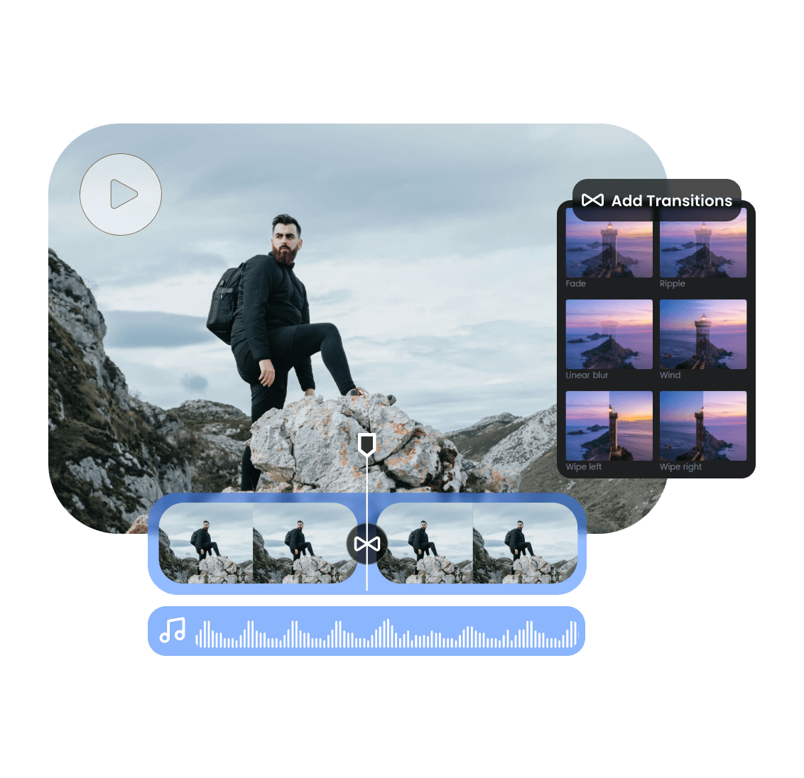 Enrich your video by applying different materials