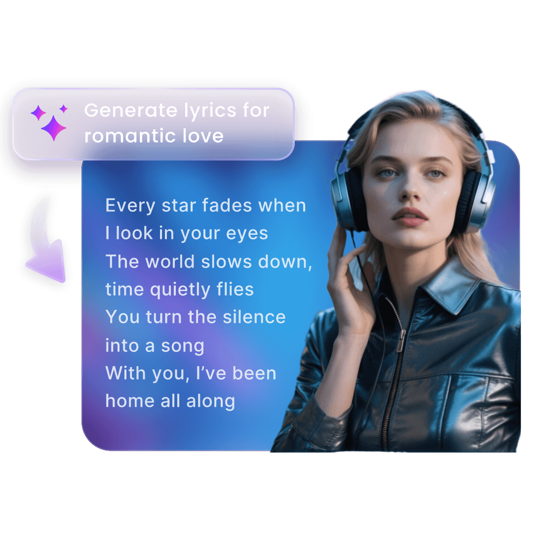 Einfach mit dem Clipfly Musik-Generator Lieder aus Texten erstellen