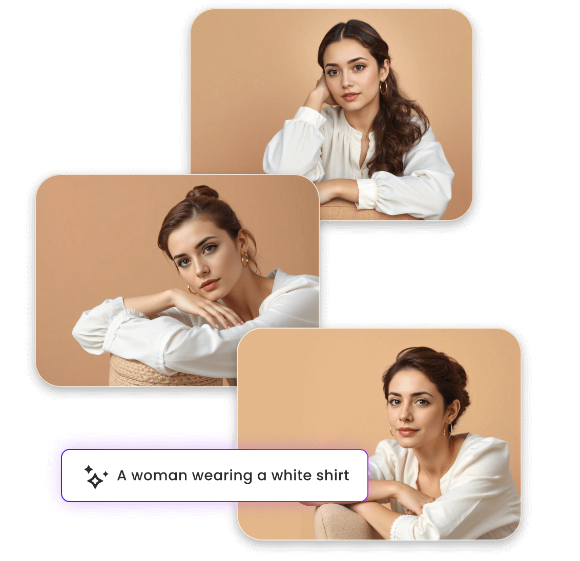 Insira prompts simples para gerar várias imagens de garotas de IA