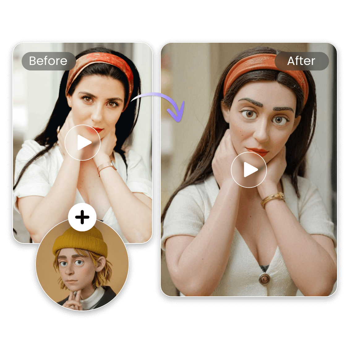 Feel free to make video to video style and effect change