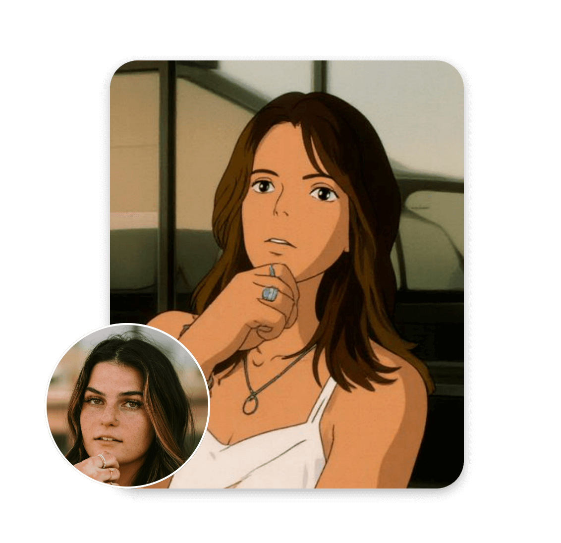 Auffällige Anime-Fotos aus Porträts erstellen mit Clipfly