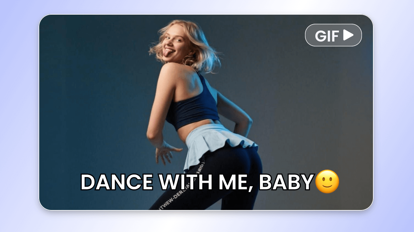 Gere um gif de meme twerk usando vídeo twerk de IA