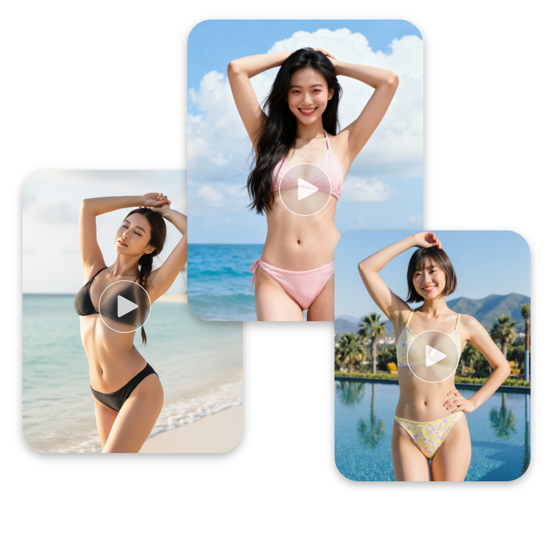 水着のデザインを自由にカスタマイズ