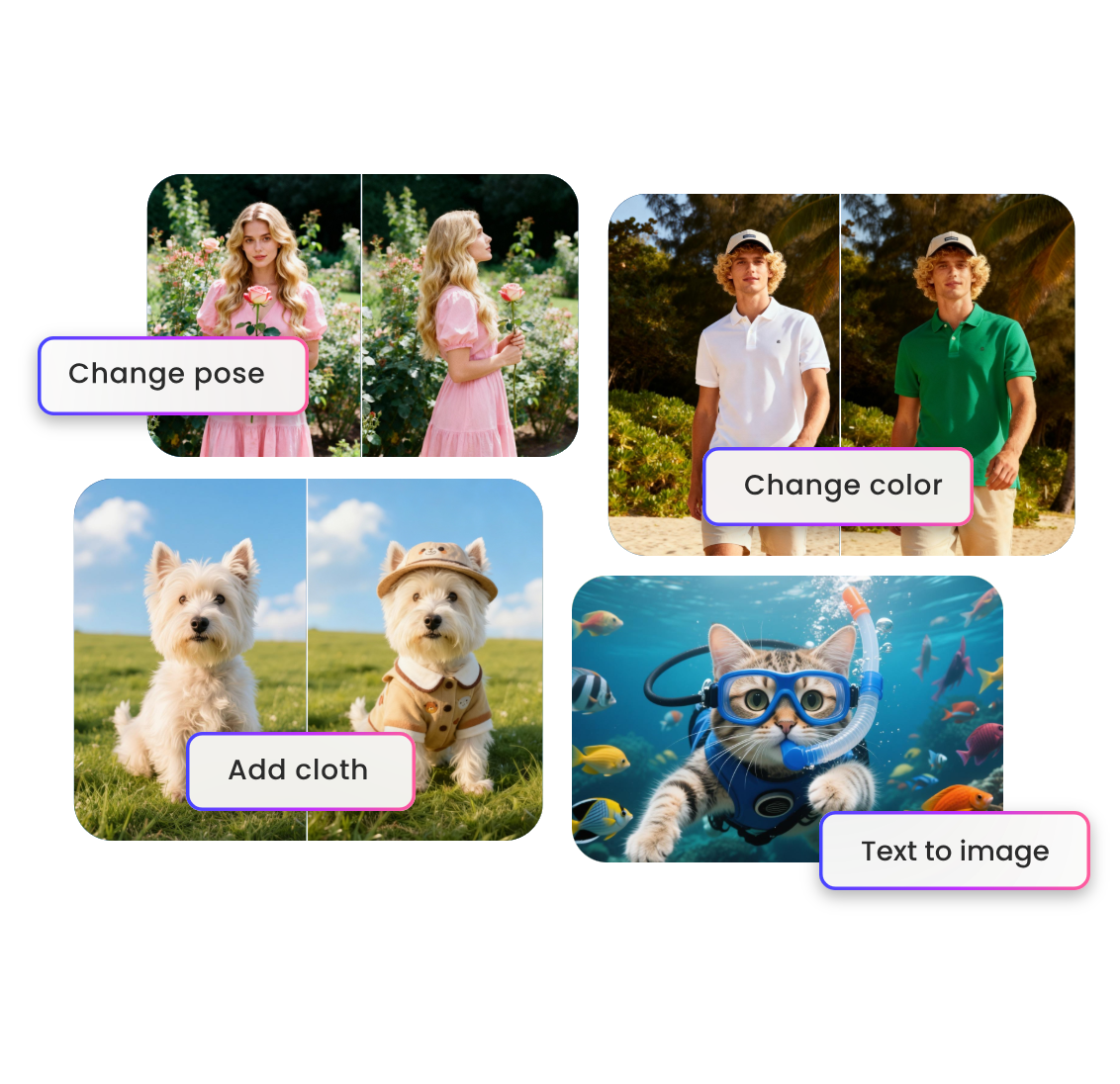 Generate and edit images in clipfly seedream ai