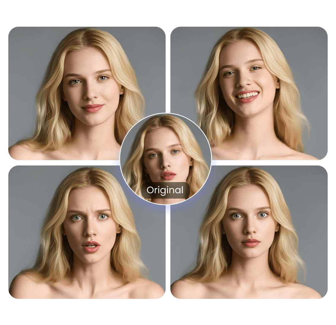 Generate different facial expression videos