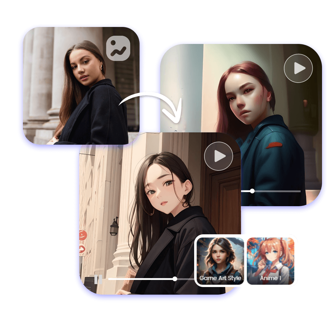 Generate trendy video with a favorite style in clipfly free tiktok video generator