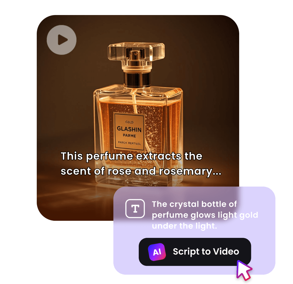 Generate videos from text and edit online with clipfly video editor 2