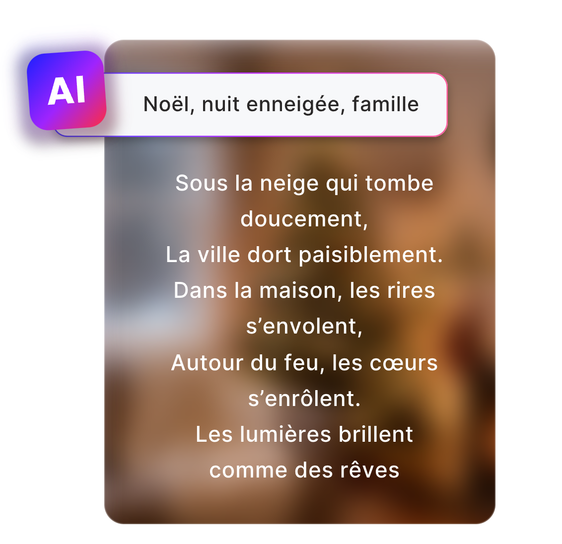Generer des paroles de noel avec ia