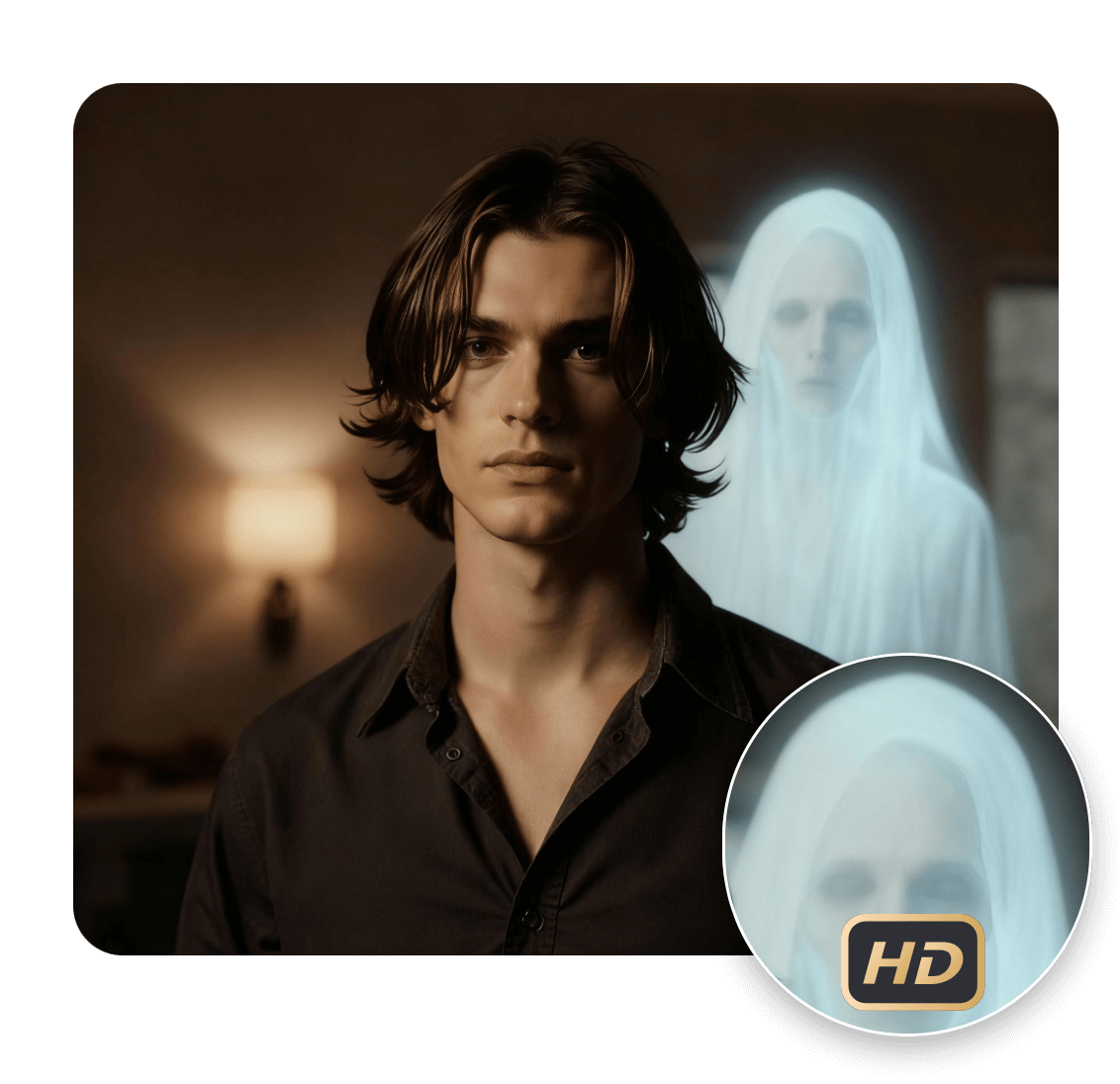 Get an hd ghost photo from clipfly