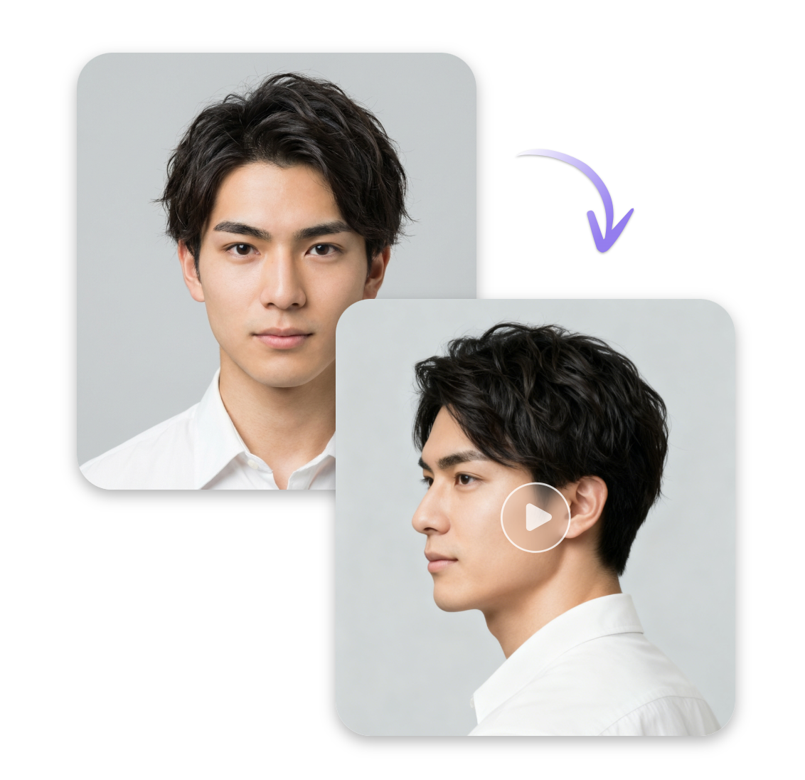 髪型360度動画シミュレーションメンズ