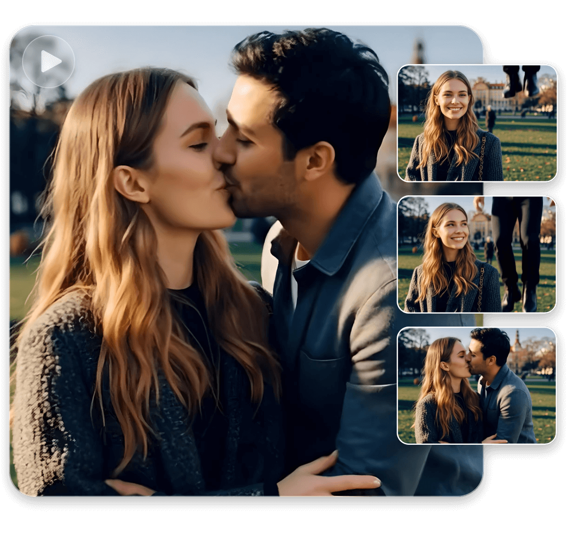 He falls from the sky right into your photo