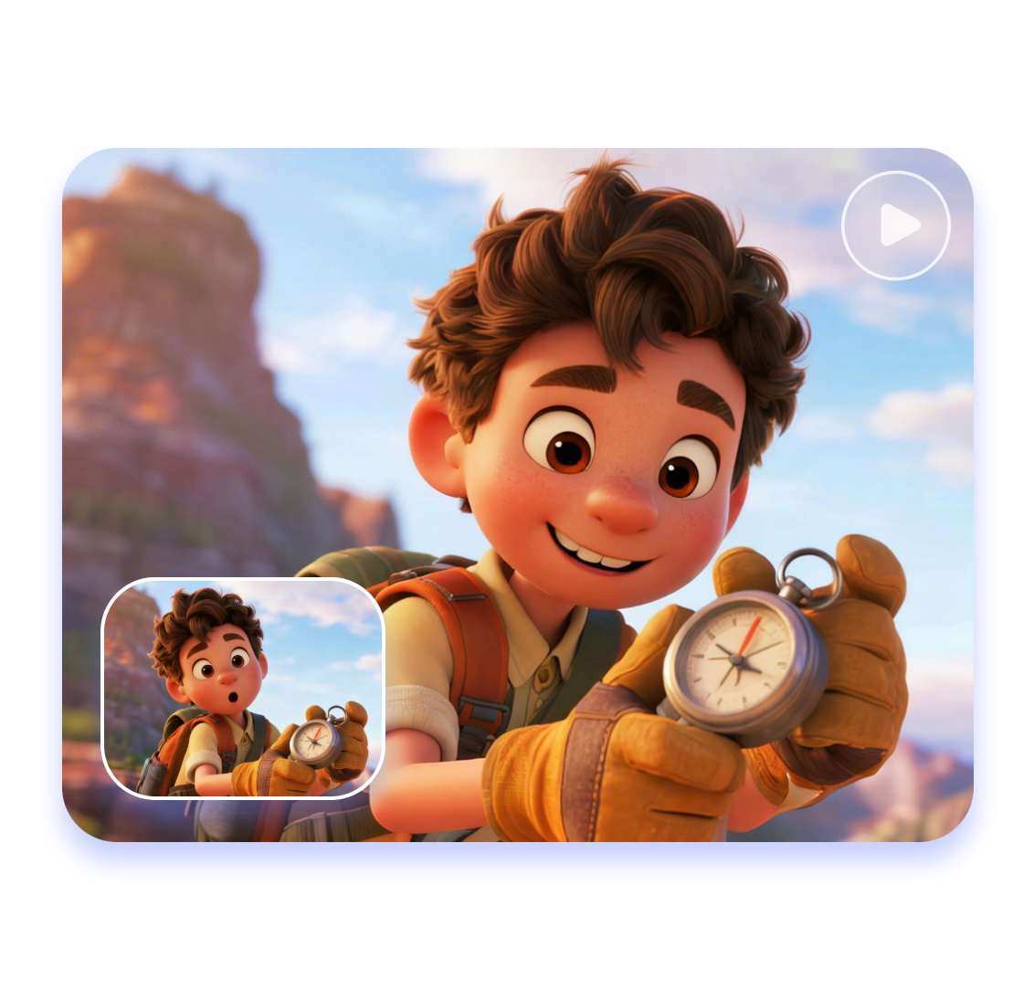 イラスト風のAIグラビア動画を生成