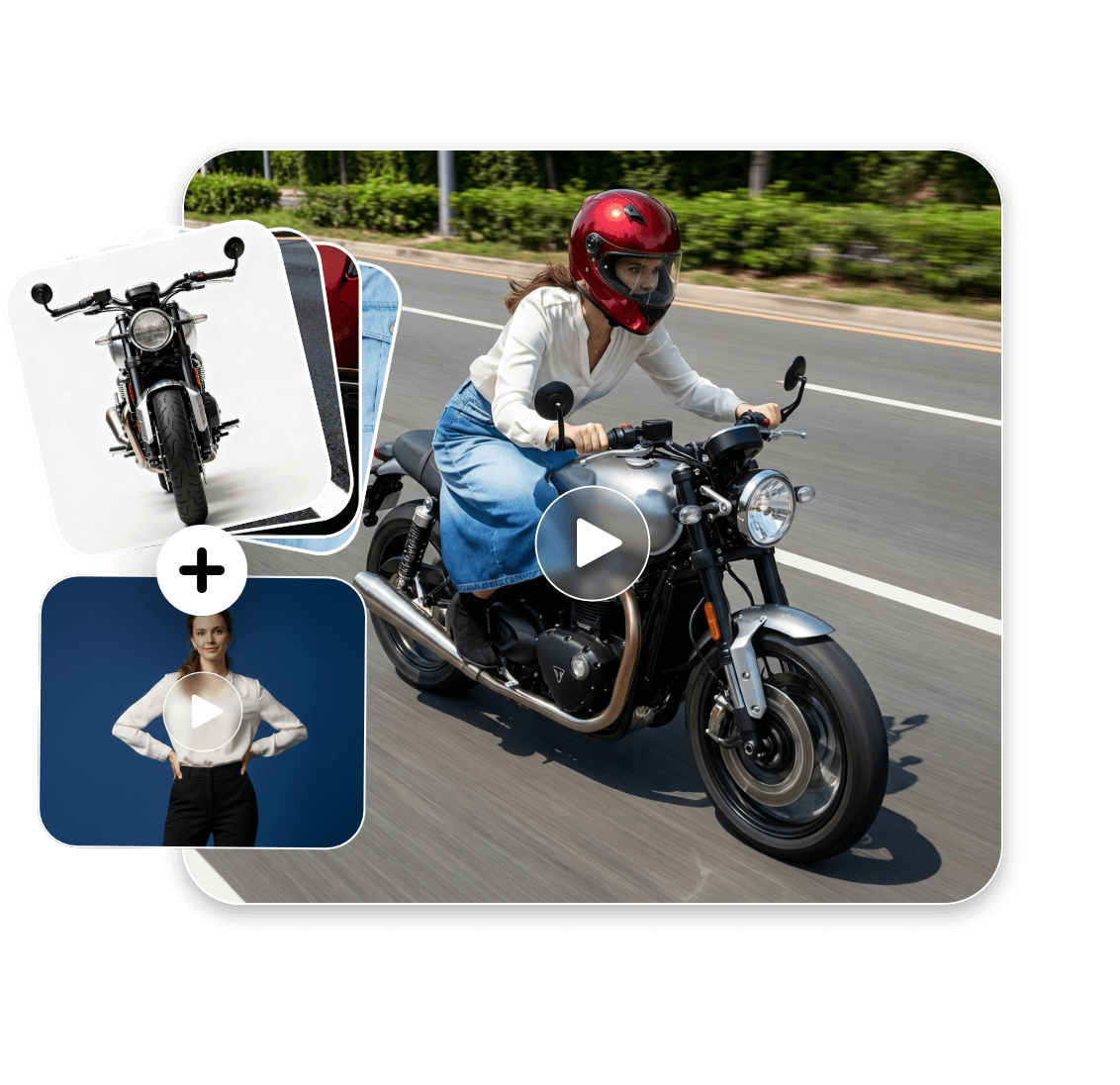 Input video pictures and text references for kling o1 video model